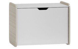 Skrzynia dziecięca na zabawki NORDI N19 80x50 cm – Dąb Sonoma / Biały