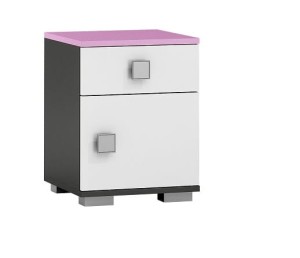 PINK Y10 szafka nocna młodzieżowa 40x40 w.52
