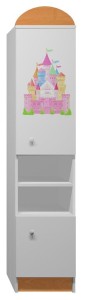 ZAMEK 33 - N3 regał dziecięcy 40x40 w.190 