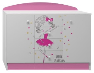 BALLERINA 37 - N12 komoda dziecięca 120x47 w.95   