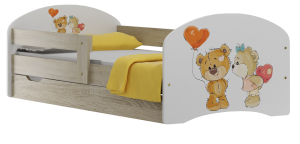 DWA MISIE 41   ŁÓŻKO N20S + SZUFLADA  160/80