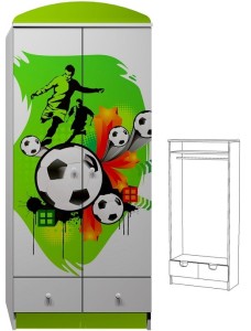 PIŁKA 46 - N9 szafa dziecięca 80x53 w.190 