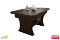 Ławostół L07 Kasztan Wenge 130(+2x40)x80 w60(+15) Ława Rozkładana Podnoszona Stół Stolik 