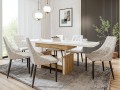 Ławostół Ława Stół L15 Szuflada Blat MDF Biały Połysk podnoszony rozkładany do 200/210cm 