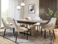 Ławostół L15 Szuflada 130(+2x40)x80 w60(+15) Atelier Beton Jasny Czarny Ława Rozkładana Podnoszona Stół
