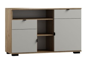 Komoda ARETTO Y31 120x40 cm Kaszmir / Dąb Craft Złoty