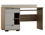 Biurko młodzieżowe ARETTO Y14 130x55 cm – dąb craft / kaszmir