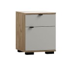 Szafka Nocna dla Dzieci ARETTO Y10 40x40 cm - Kaszmir / Dąb Craft