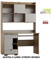Zestaw mebli młodzieżowych ARETTO A z łóżkiem | Kaszmir | Wysyłka 0zł