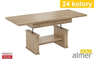 Ławostół Ława L05 Podnoszona Rozkładana 160cm Stół Stolik 24 Kolory