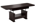 Ławostół L15 SZUFLADA 130(210)x80 w60(75) Kasztan Wenge Ława Rozkładana Podnoszona Stół