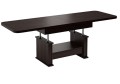 Ławostół L15 SZUFLADA 130(210)x80 w60(75) Kasztan Wenge Ława Rozkładana Podnoszona Stół