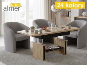 Ławostół L29 24 Kolory Rozkładana do 200/210cm Ława Podnoszona Stół Stolik