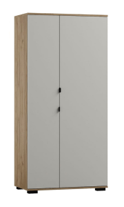 Szafa młodzieżowa ARETTO Y23 90x190 cm – Dąb Craft / Kaszmir