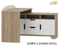 Biurko narożne dla dziecka NORDI NB16 120x120 | Lewe/Prawe