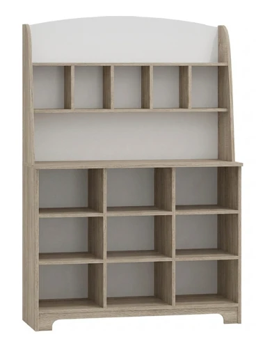 Komoda z nadstawką dla dziecka NORDI N45 120x47 cm – Dąb Sonoma / Biały