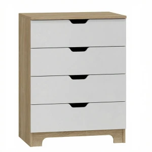 Komoda dziecięca NORDI N38 60cm - Dąb Sonoma / Biel