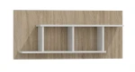 Półka Wisząca Ścienna 120 cm Dąb Sonoma / Biel NORDI N15