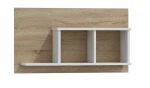 Półka wisząca NORDI N16 80x45cm dąb sonoma + biała | Do pokoju dziecka