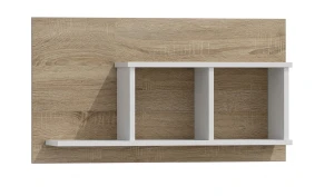 Półka wisząca NORDI N16 80x45cm dąb sonoma + biała | Do pokoju dziecka