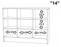 Komoda dziecięca PIŁKA 46 N14 – pojemna komoda do pokoju chłopca 120x47x95 cm