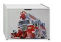 STRAŻ POŻARNA 13 - N19 skrzynia dziecięca na zabawki 80x50 wys. 60 cm