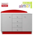 Komoda dla dzieci Straż Pożarna 13 N12 – 120x47x95 cm – Personalizowane kolory