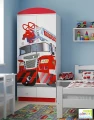 Szafa dziecięca Straż Pożarna 13 – N8, 80x53x190 cm – Funkcjonalna szafa dla chłopca