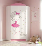 Szafa narożna dziecięca BALLERINA 37 N28 95x95x190 cm