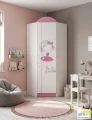 Szafa narożna dziecięca BALLERINA 37 - N27 70x70 w.190 | Opcja Cichy Domyk