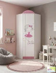Szafa narożna dziecięca BALLERINA 37 - N27 70x70 w.190 | Opcja Cichy Domyk