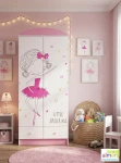 Szafa dziecięca BALLERINA 37 - N25 80x53x190 cm | Pokój dziewczynki