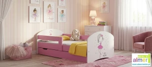 Łóżko dziecięce N20S z szufladą BALLERINA 37 – 160x80 – Dla dziewczynki     