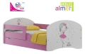 Łóżko dziecięce N20S z szufladą BALLERINA 37 – 160x80 – Dla dziewczynki     
