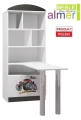 Regał z biurkiem dziecięcy MONSTER TRUCK 20 - N36 80x40 w.190
