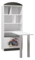 Regał z biurkiem dziecięcy MONSTER TRUCK 20 - N36 80x40 w.190