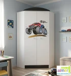 Szafa Narożna Dziecięca 95x95 MONSTER TRUCK 20 - N28
