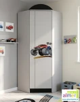 Szafa narożna dziecięca Monster Truck 20 N27 – 70x70 cm