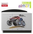 Komoda dziecięca Monster Truck 20 N12 – 120 cm z szufladami
