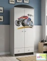 Szafa dziecięca Monster Truck 20 N25 – 80x53x190 cm – z nadrukiem UV