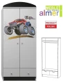 Szafa Dziecięca Monster Truck 20 N9 – 80x190 cm – Wytrzymałe Meble dla Dzieci