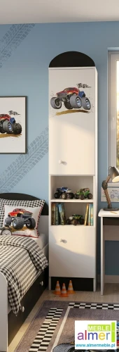Regał dziecięcy Monster Truck 20 N3 – 40x190 cm