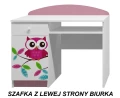 Biurko dziecięce SOWY 17 NB10 100x50 cm – z szufladą i możliwością personalizacji