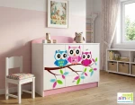 Komoda dziecięca SOWY 17 N12 120x47 cm – Pojemna komoda do pokoju dziecka z możliwością konfiguracji