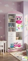 Regał dziecięcy SOWY 17 N5 80x40x190 cm – biały regał z personalizacją 