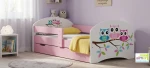 Łóżko dziecięce SOWY 17 N20S z szufladą 180x90 