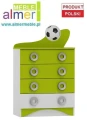 Komoda dziecięca FOOTBALL N38 – 60x47 cm – Meble dla dzieci