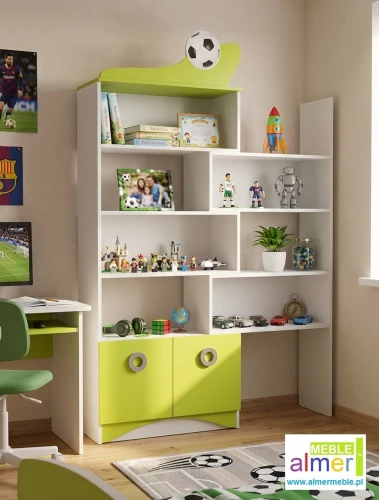Regał dziecięcy regulowany FOOTBALL N37 80-140 cm – Meble dla chłopca