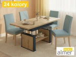 Ławostół L62 Dąb Artisan Grafit Rozkładany do 200/210cm Ława Stół Stabilny