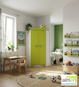 FOOTBALL  N28 szafa narożna dla dziecka 95x95 w.202